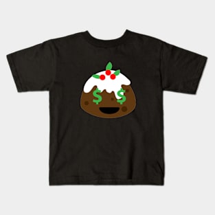 money eyes christmas pudding Kids T-Shirt